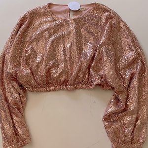 Brand: En Crème bought from Vici, Size: S Color: Pink Sequins